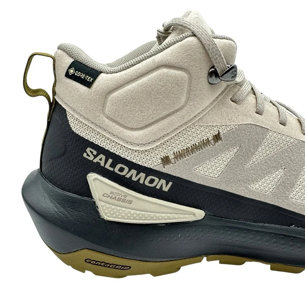 Womens 9 M Salomon Elixir Activ Mid GTX Hiking Boots 475642 Gore-Tex‎ Waterproof